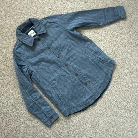 Jachs Girlfriend Ladies Quilted Shirt Jacket Women Size Small Blue 1791105 NWT - Picture 2 of 15